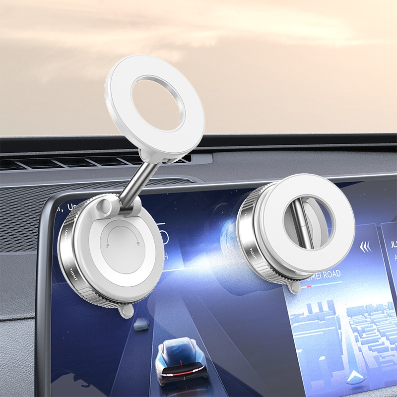 Vacuum Magnetic Car Phone Holder