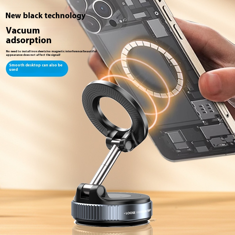 Vacuum Magnetic Car Phone Holder
