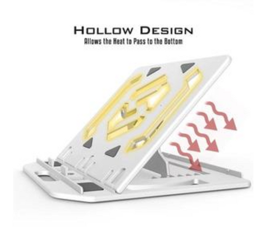Foldable Laptop Stand with Heat Dissipation and Height Adjustment